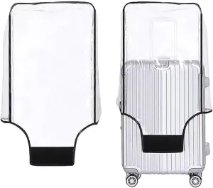 Clear PVC Suitcase Cover Protectors, Protective Luggage Cover for Travel (22 inch)
