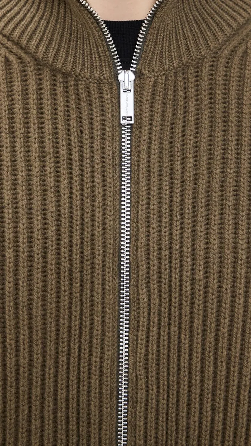 Club Monaco Men's Stitch Full Zip Cardigan