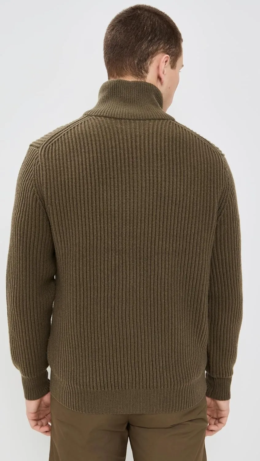 Club Monaco Men's Stitch Full Zip Cardigan