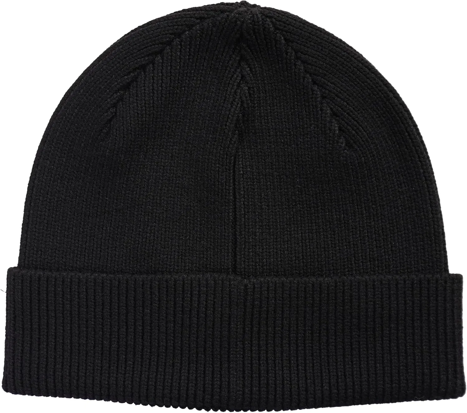 Cole Haan Heritage Rib Cuff Beanie Hat for Men, Warm Knit Wool Beanie with Classic Ribbed Design