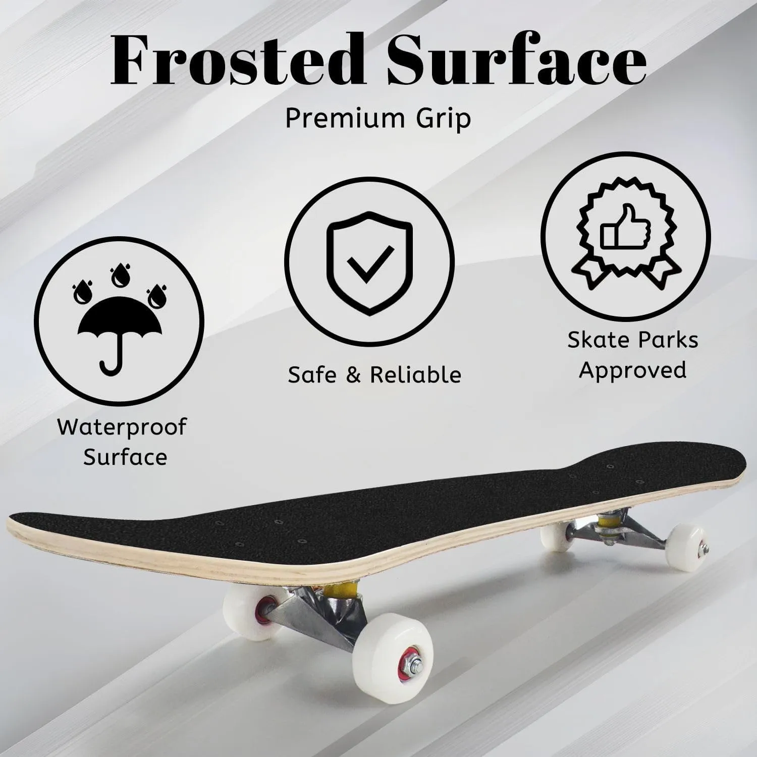 Complete Skateboard with Jellyfish Dance Undersea Stained Glass Ornament Beginner Skateboard 7-Layer Maple Wood Double Kick Concave Skateboards for Kids, Adults, Teens 31" x 8"