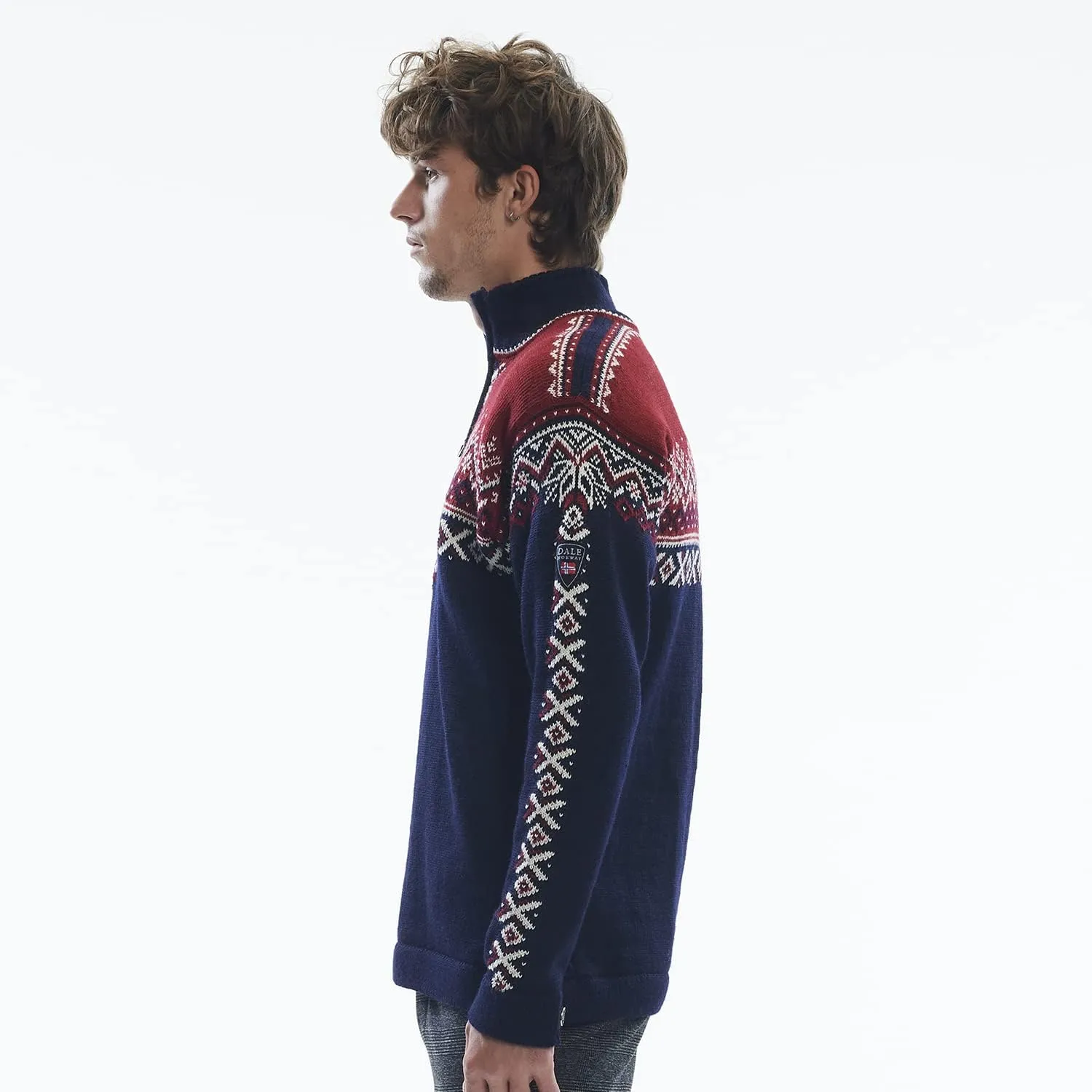 Dale of Norway 140th Anniversary Men’s Sweater - 100% Lightweight Wool Ski Sweater - Men’s Sweaters and Pullovers