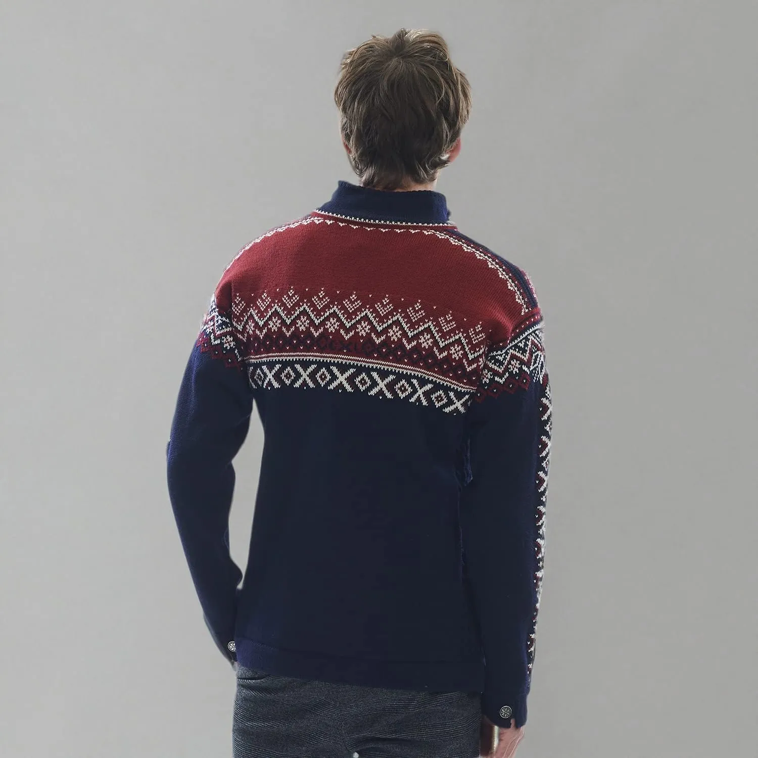Dale of Norway 140th Anniversary Men’s Sweater - 100% Lightweight Wool Ski Sweater - Men’s Sweaters and Pullovers