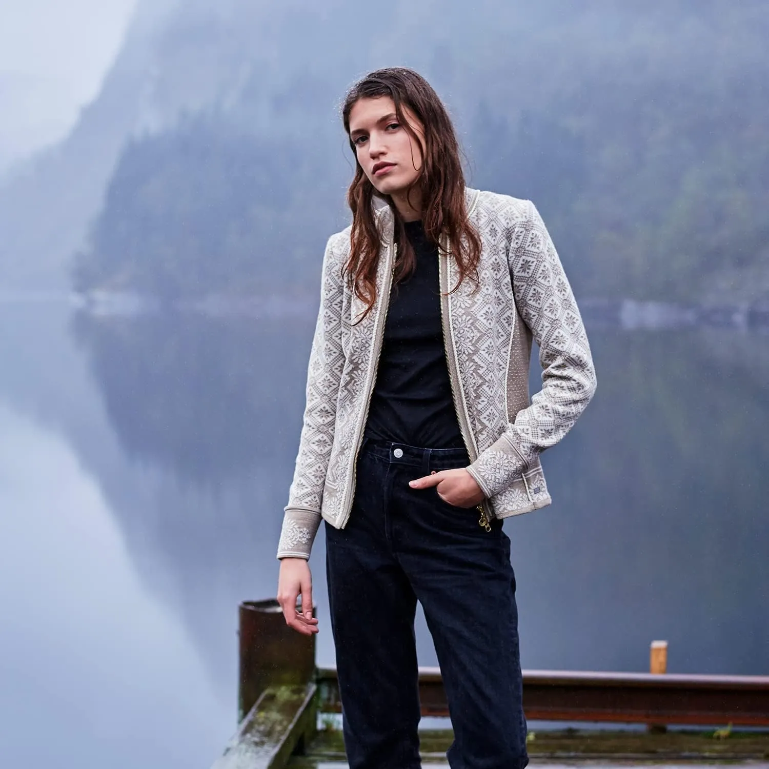 Dale of Norway Christiania Cardigan - Sweaters for Women - 100% Skin Soft Merino Wool Cardigan - Women’s Jacket