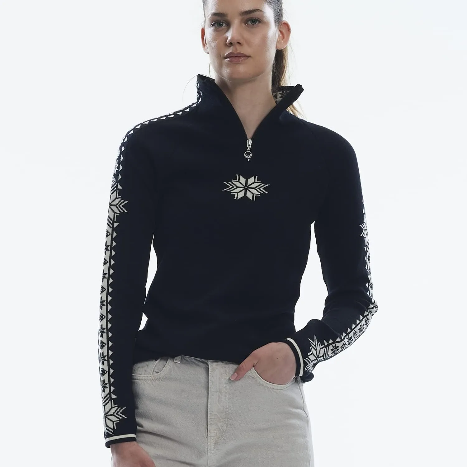 Dale of Norway Geilo Sweater for Women - 100% Skin Soft Merino Wool Pullover