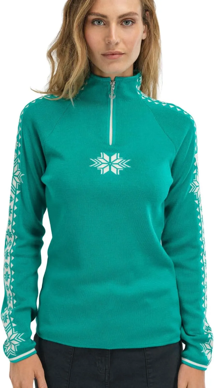 Dale of Norway Geilo Sweater for Women - 100% Skin Soft Merino Wool Pullover