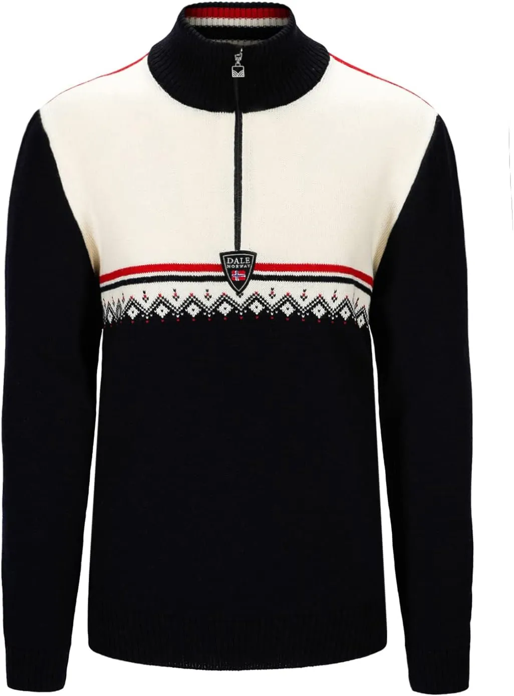 Dale of Norway Lahti Men’s Sweater - 100% Lightweight Wool Sweaters for Men - Regular Fit Men’s Pullover - Men’s Sweater