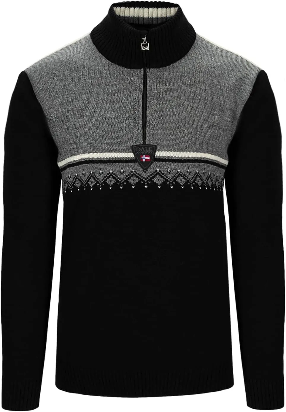 Dale of Norway Lahti Men’s Sweater - 100% Lightweight Wool Sweaters for Men - Regular Fit Men’s Pullover - Men’s Sweater