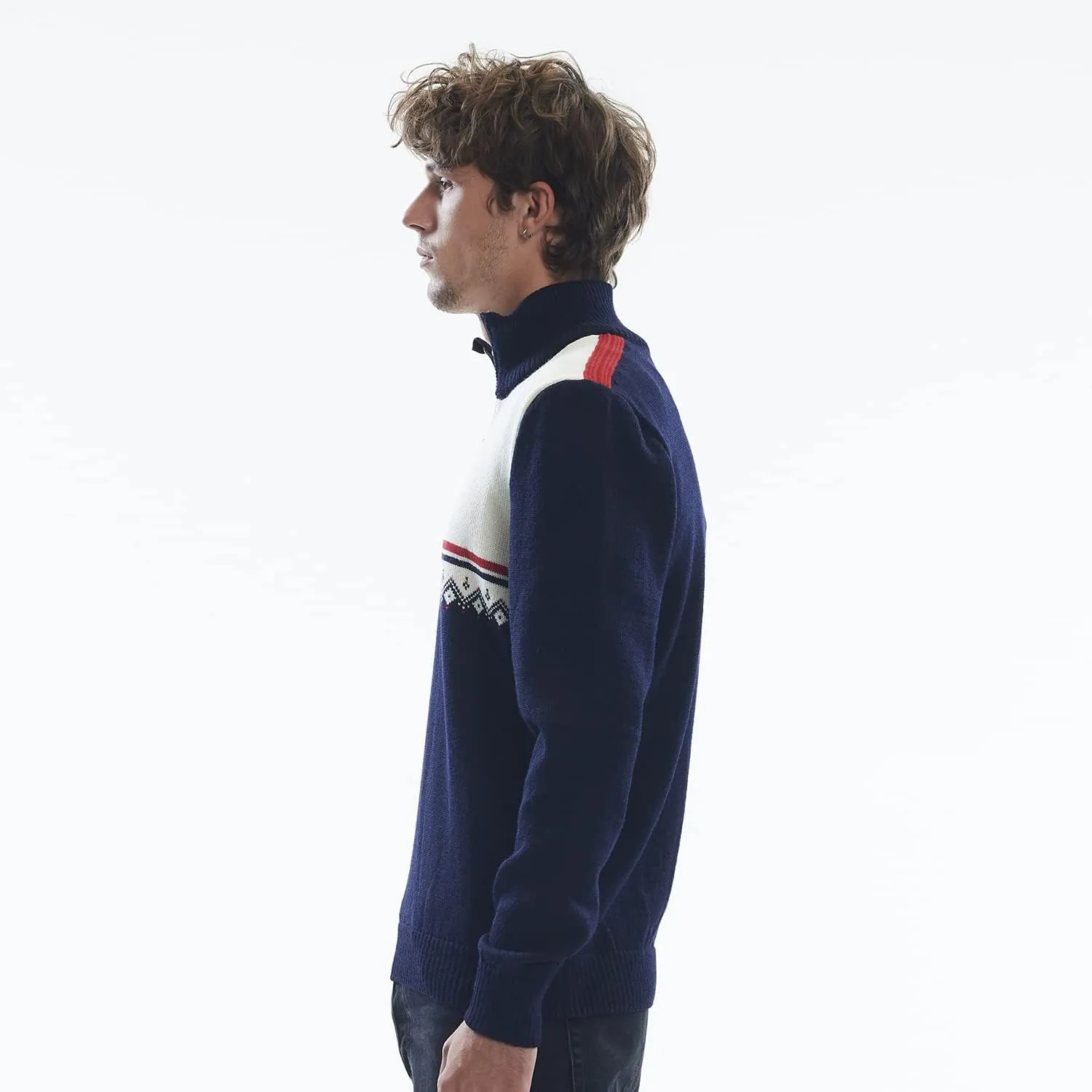Dale of Norway Lahti Men’s Sweater - 100% Lightweight Wool Sweaters for Men - Regular Fit Men’s Pullover - Men’s Sweater