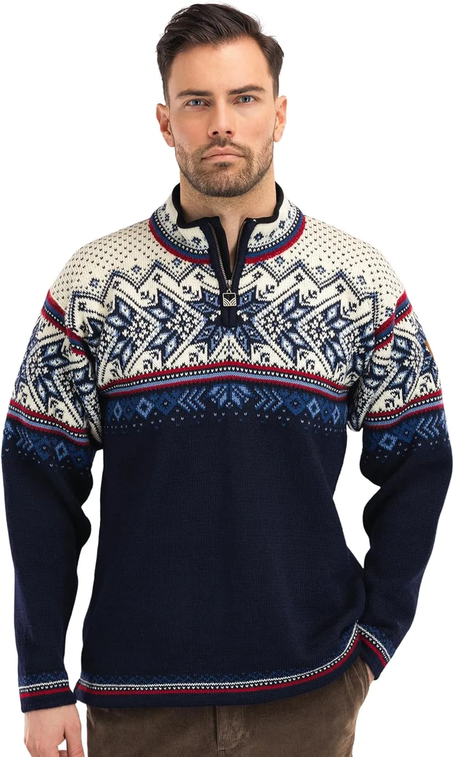 Dale of Norway Men's Long Sleeve Pullover Wool Sweater