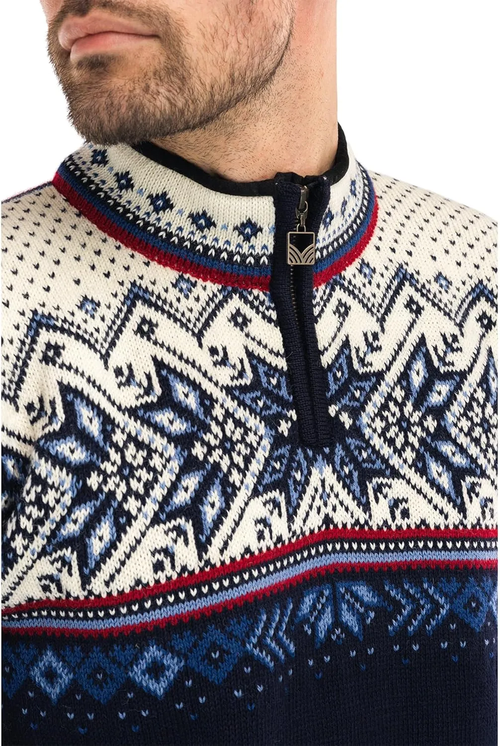 Dale of Norway Men's Long Sleeve Pullover Wool Sweater