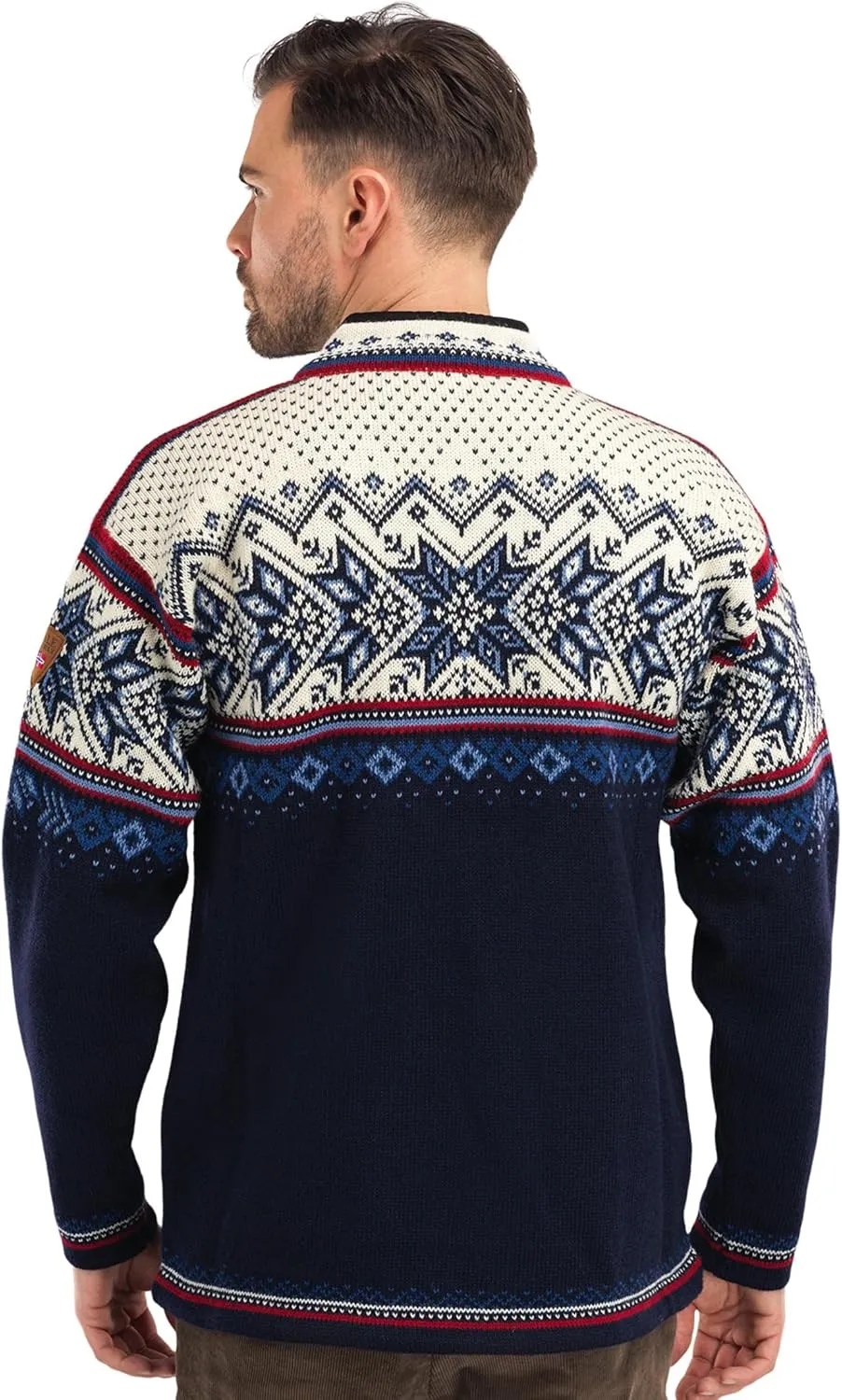 Dale of Norway Men's Long Sleeve Pullover Wool Sweater