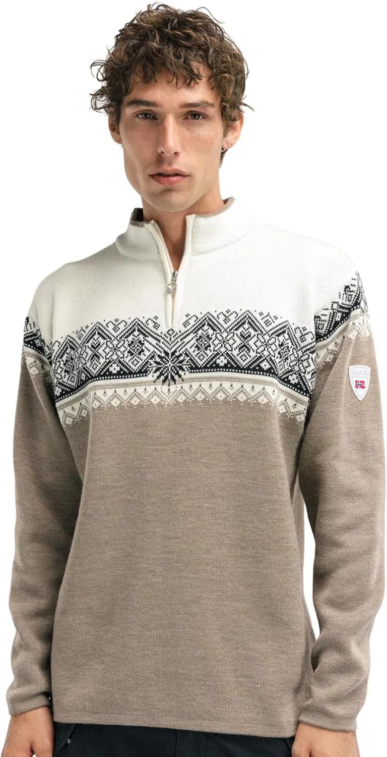 Dale of Norway Moritz Men’s Sweater - 100% Skin Soft Merino Wool Sweater for Men - Regular Fit Men's Sweaters and Pullovers