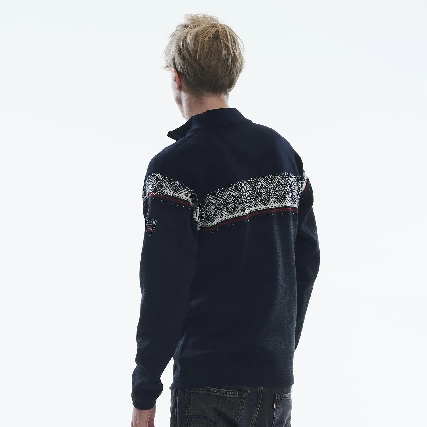 Dale of Norway Moritz Men’s Sweater - 100% Skin Soft Merino Wool Sweater for Men - Regular Fit Men's Sweaters and Pullovers