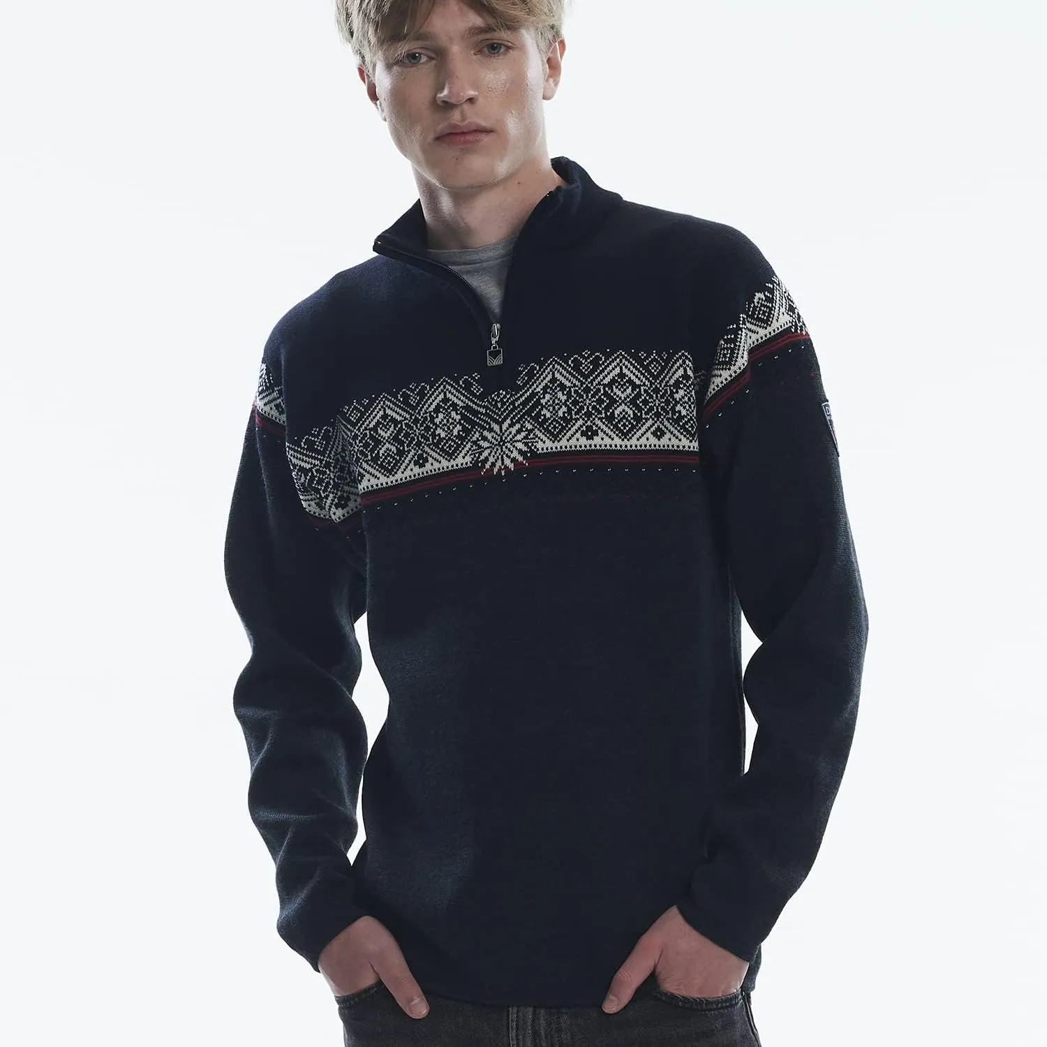 Dale of Norway Moritz Men’s Sweater - 100% Skin Soft Merino Wool Sweater for Men - Regular Fit Men's Sweaters and Pullovers