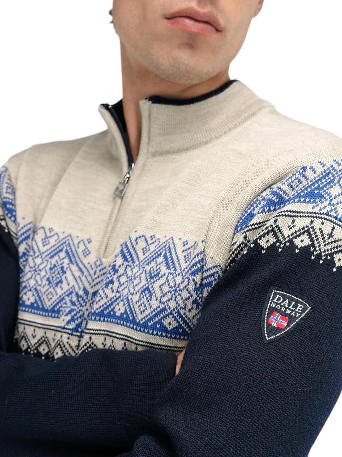 Dale of Norway Moritz Men’s Sweater - 100% Skin Soft Merino Wool Sweater for Men - Regular Fit Men's Sweaters and Pullovers