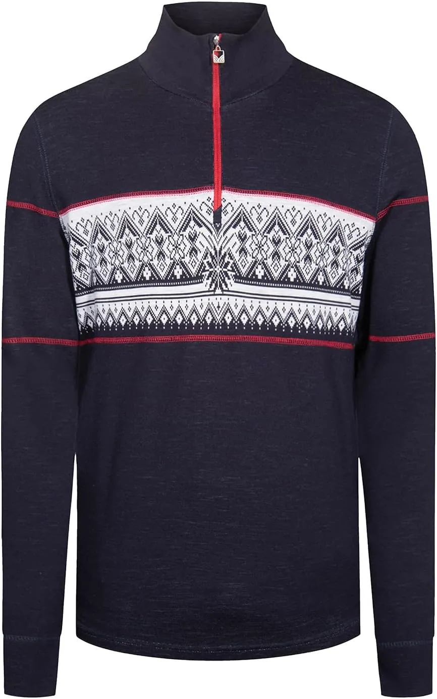Dale of Norway Moritz Sweater for Men - 100% Merino Wool Knit Sweater - Men’s Pullovers - Men’s Sweater - Quarter Zip Sweater