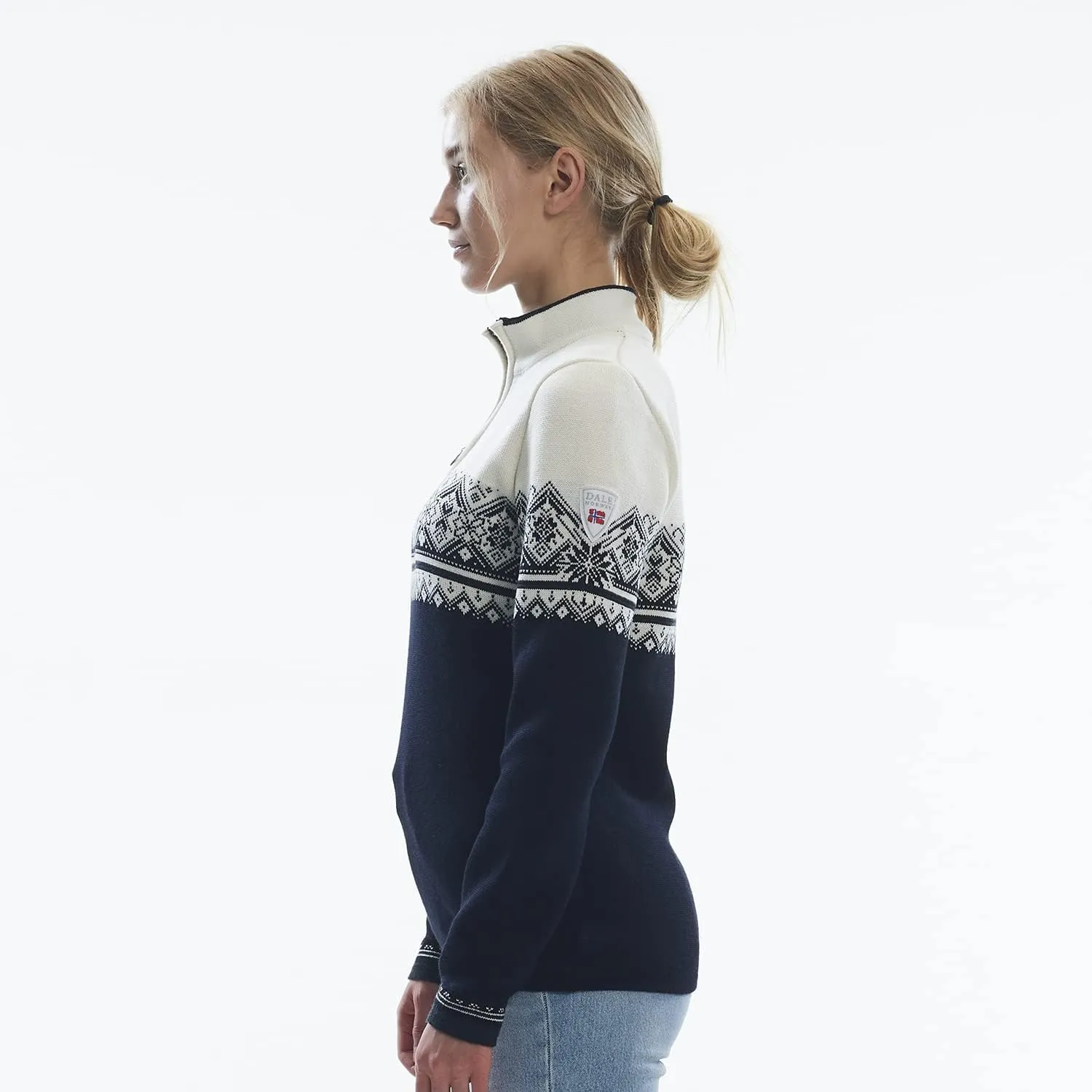 Dale of Norway Moritz Women’s Sweater - 100% Merino Wool Sweater for Women - Women’s Pullover Sweaters - Ladies Sweater
