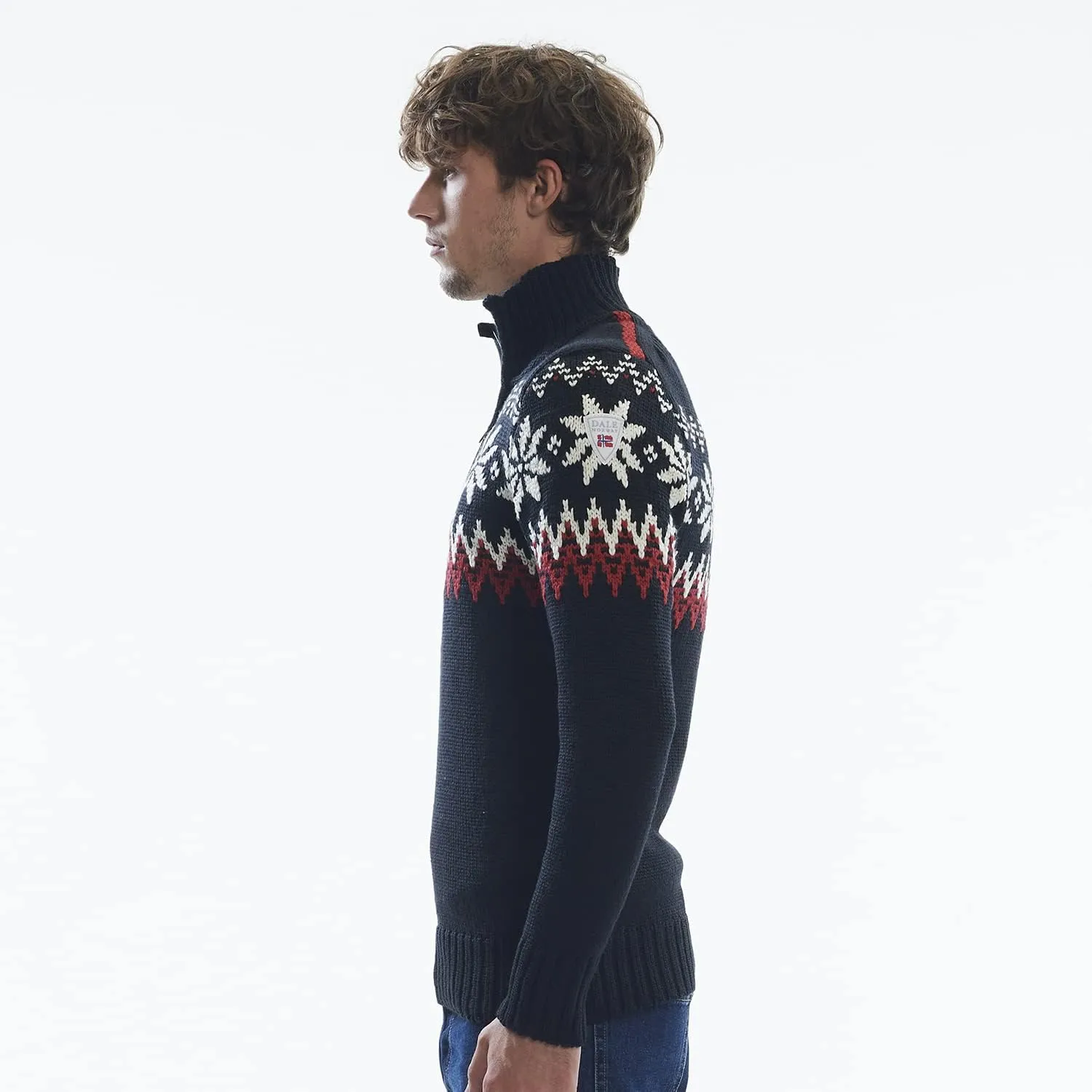 Dale of Norway Myking Men’s Sweater - Sweaters for Men - 100% Merino Wool Sweaters - Regular Fit Men’s Sweaters and Pullovers