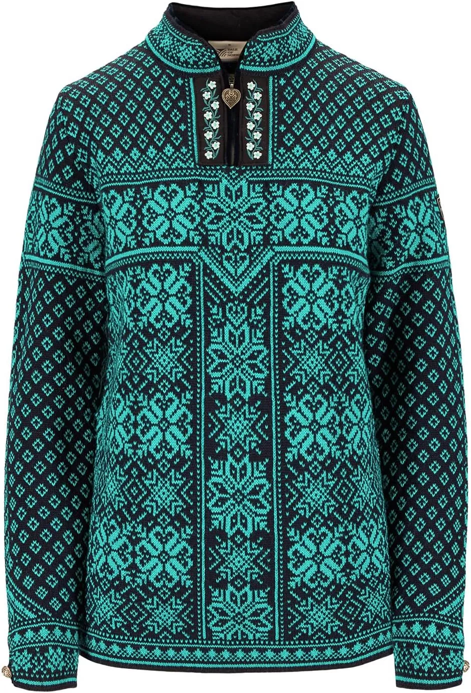 Dale of Norway Peace Pullover - 100% Lightweight Wool Knit Sweater - Pullover Sweaters for Women - Ladies Sweaters