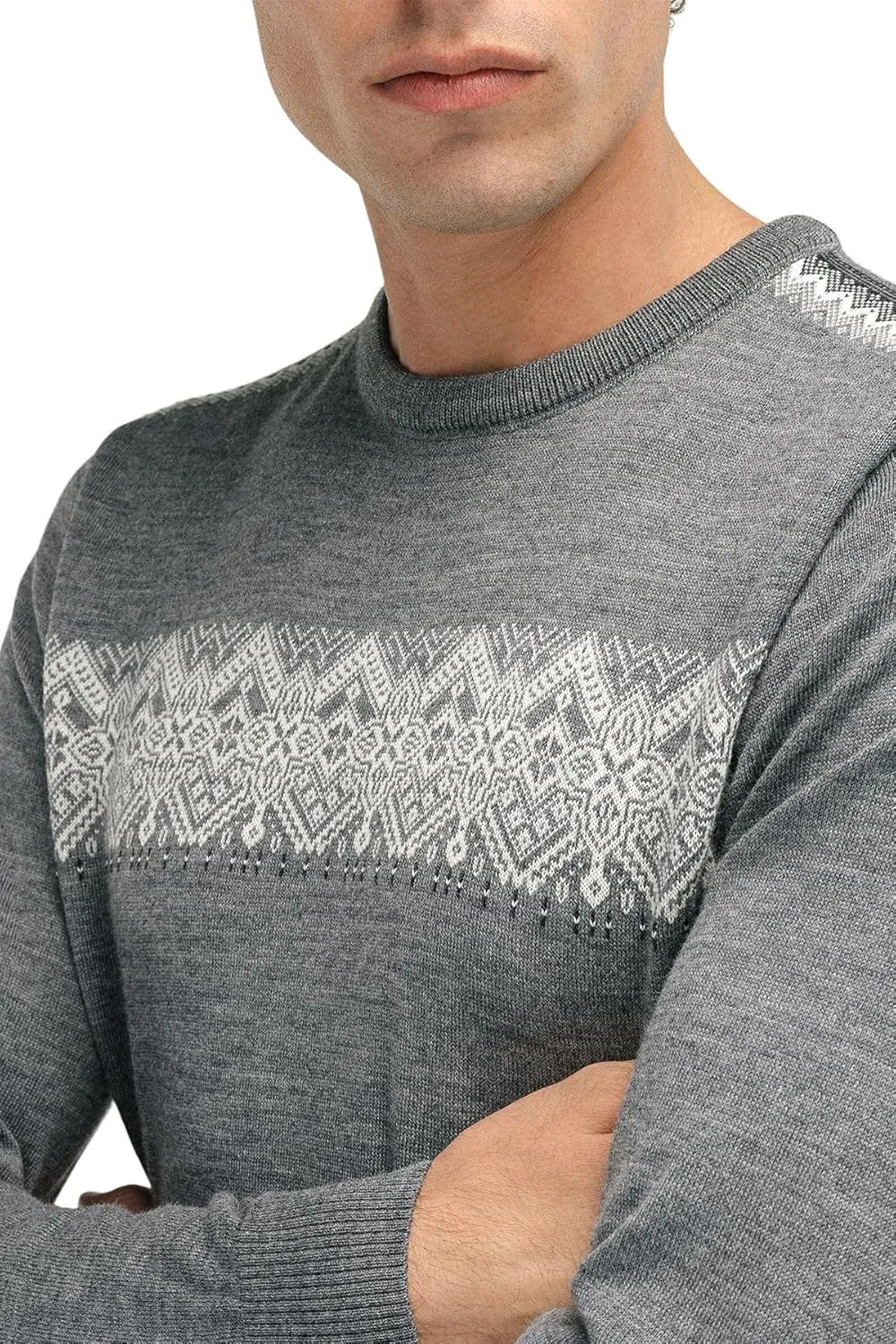 Dale of Norway Stenberg Men’s Sweater - Sporty Merino Wool Sweaters for Men