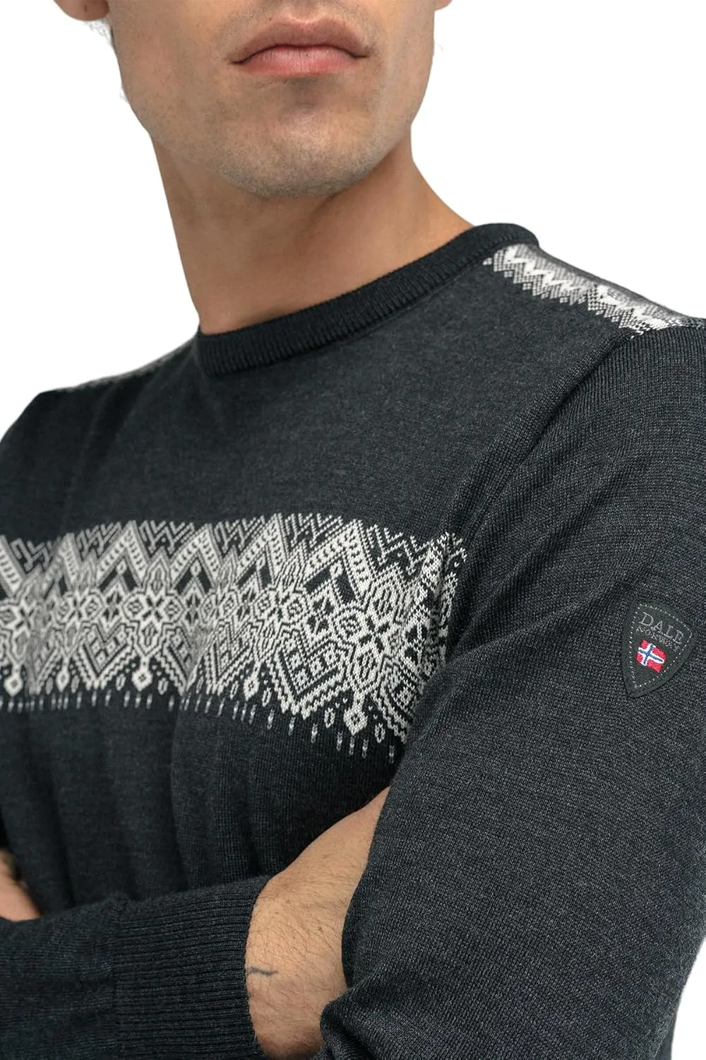 Dale of Norway Stenberg Men’s Sweater - Sporty Merino Wool Sweaters for Men