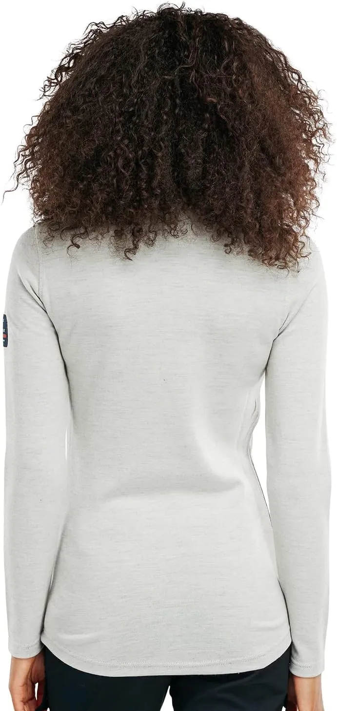 Dale of Norway Tindefjell Women’s Sweater - Women’s Merino Wool Sweater - Slim Fit Quarter-Zip Wool Ski Sweaters for Women