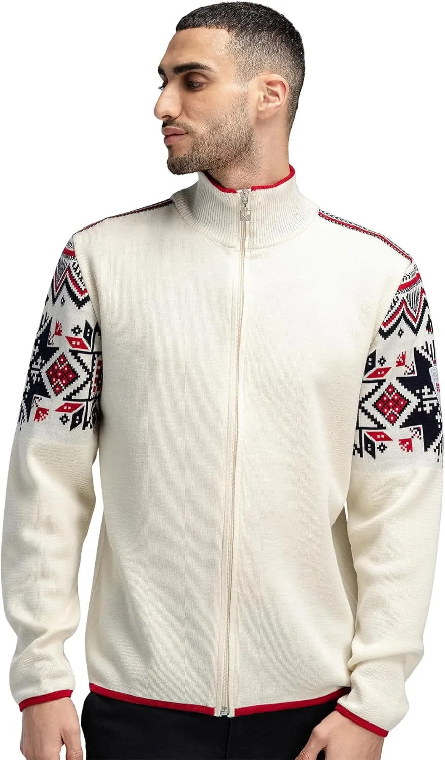 Dale of Norway Varberg Men’s Jacket - Merino Wool Cardigan Sweaters for Men