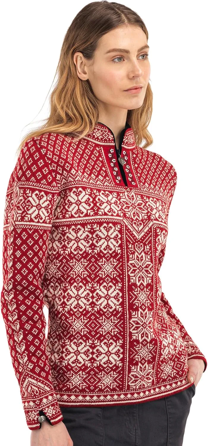 Dale of Norway Women's Long Sleeve Pullover Wool Sweater