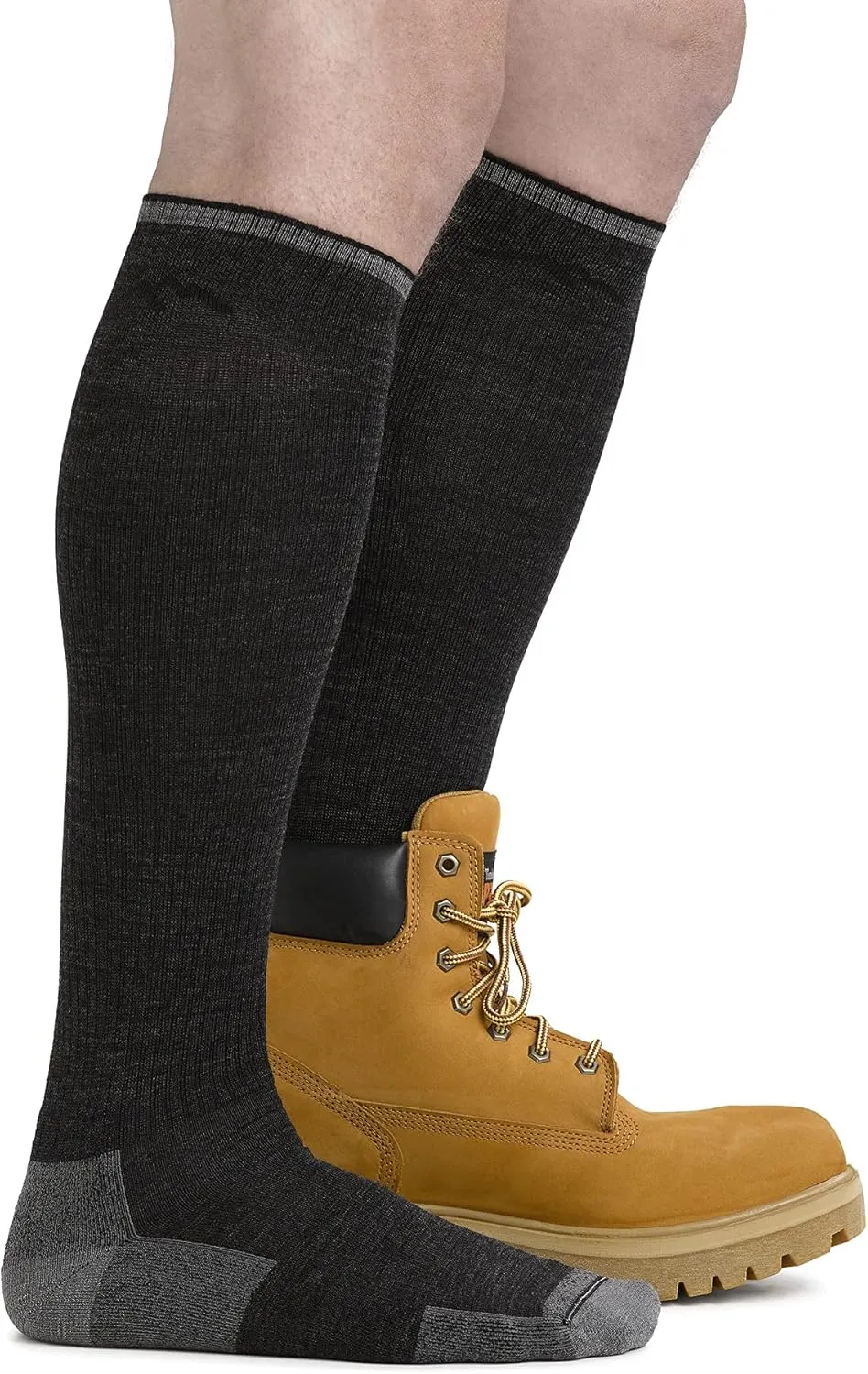 Darn Tough Vermont Men's Merino Wool Westerner Over-the-Calf Light Cushion Socks