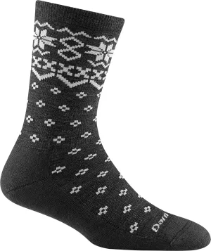 Darn Tough Vermont Women's Shetland Crew Lightweight with Cushion Sock (Style 6088) - Charcoal, Medium