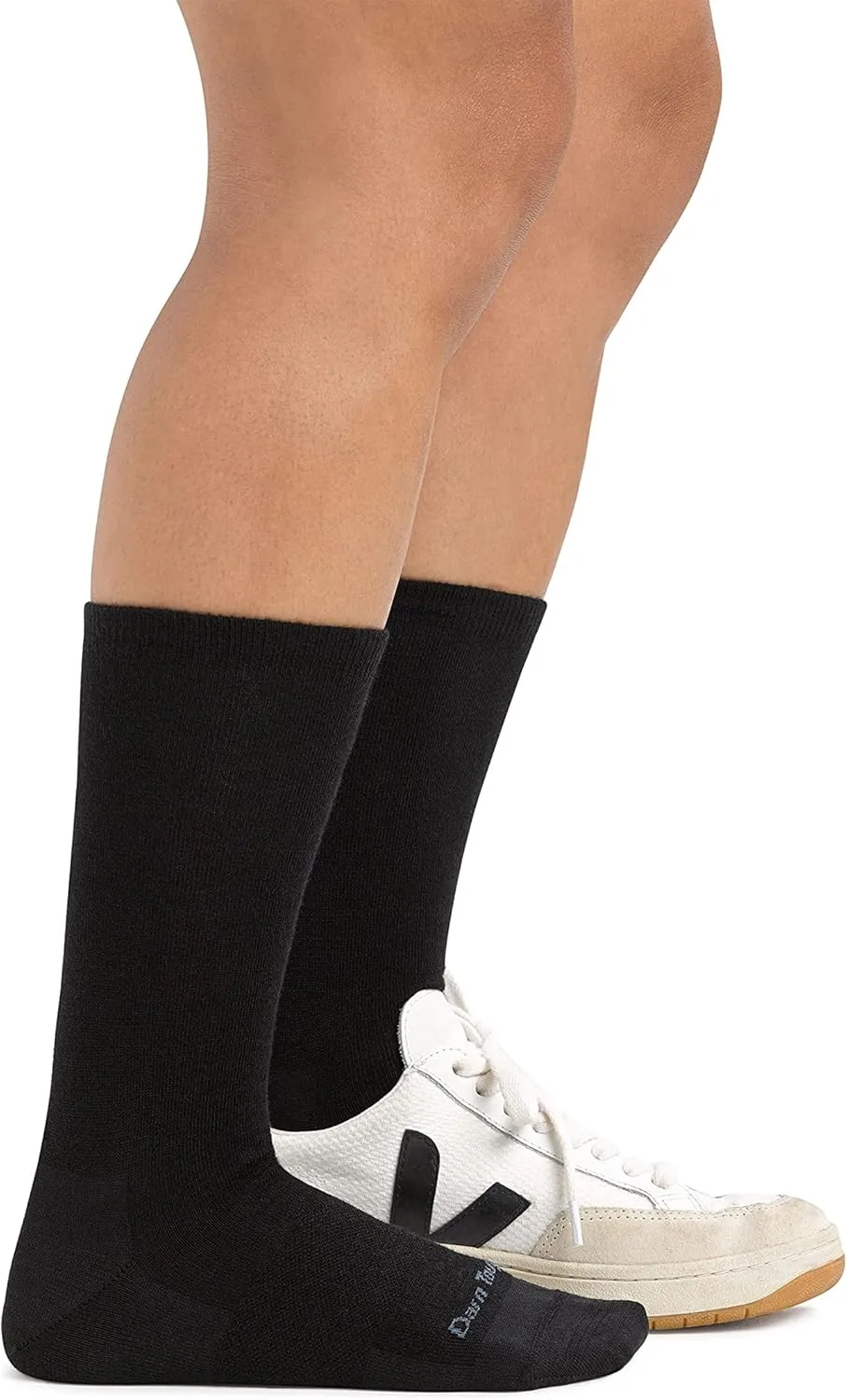 Darn Tough Women's Solid Basic Crew Lightweight Sock (Style 6012) -
