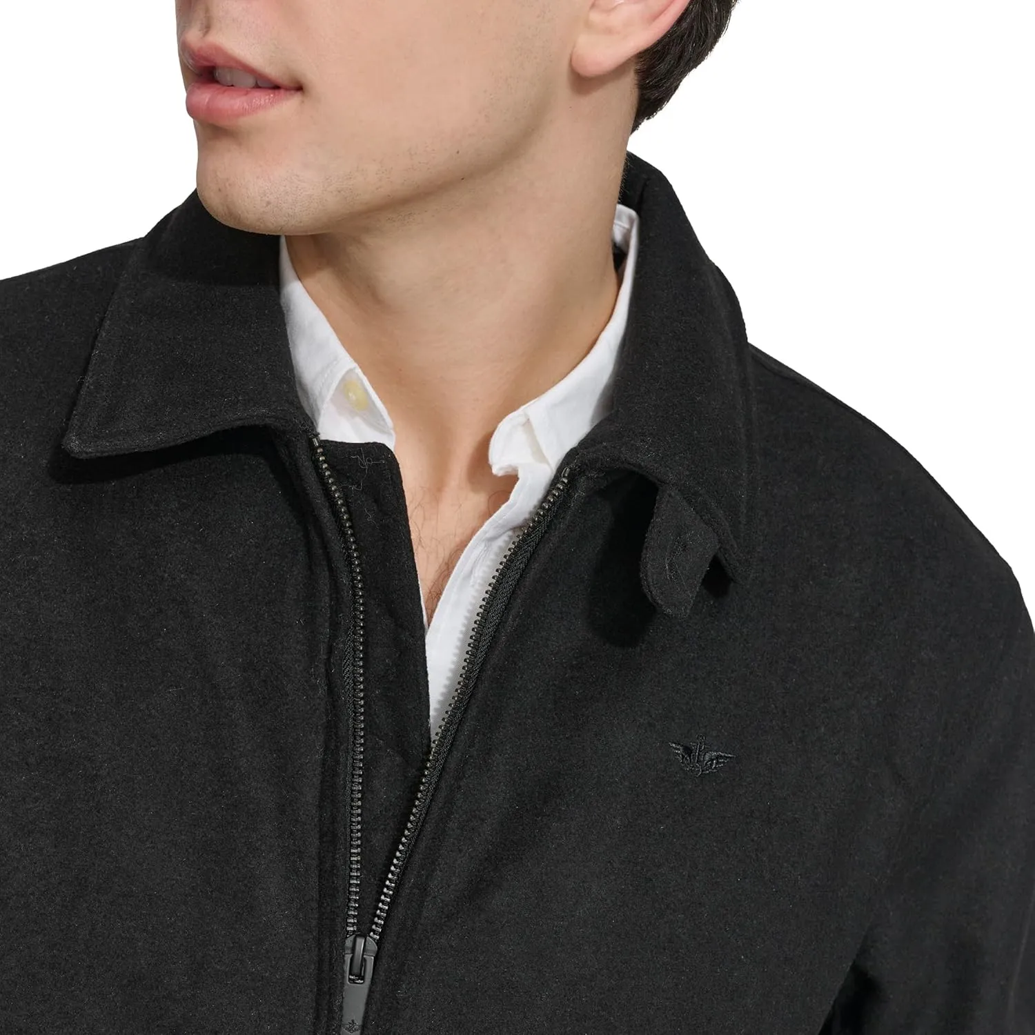 Dockers Men's Wool Blend Harrington Bomber