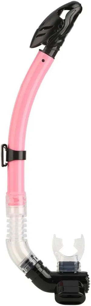 Dry Snorkel, 3 Colors Silicone Mouthpiece Dry Top Front Swimmer Snorkel Swimming Training Equipment Full Dry Air Breathing Tube