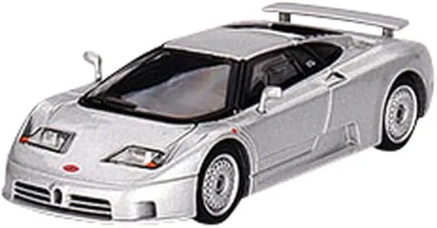 EB110 GT Grigio Chiaro Silver Metallic Limited Edition to 3600 pieces Worldwide 1/64 Diecast Model Car by True Scale Miniatures MGT00704