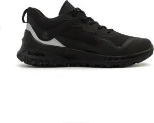 ECCO Womens ULT-TRN Synthetic Textile Black Black Silver Metallic Trainers 10-10.5 US