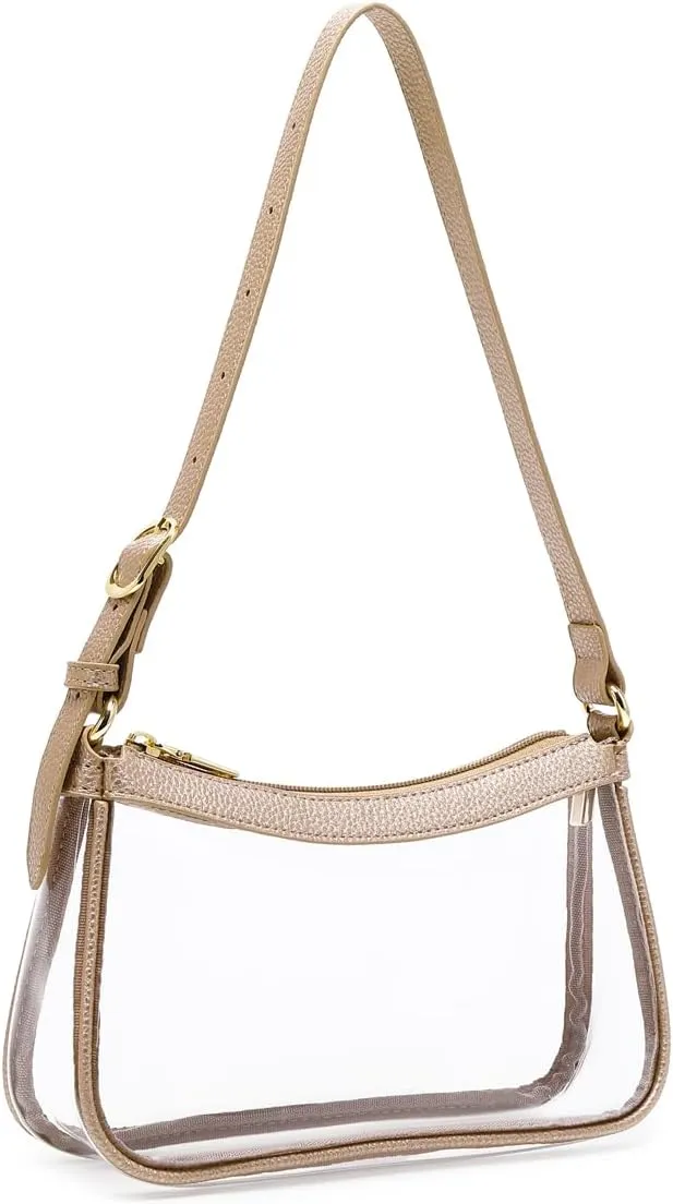 Fashion Clear Purse Handbag for Concert and Working Stadium Approved PVC Clear Bags