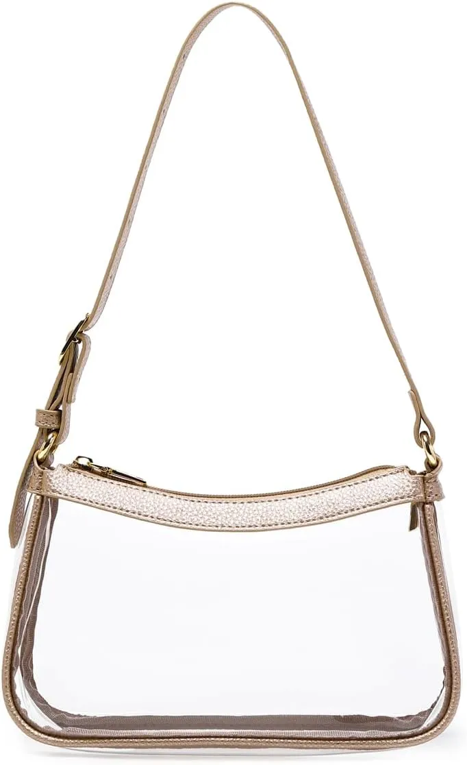 Fashion Clear Purse Handbag for Concert and Working Stadium Approved PVC Clear Bags
