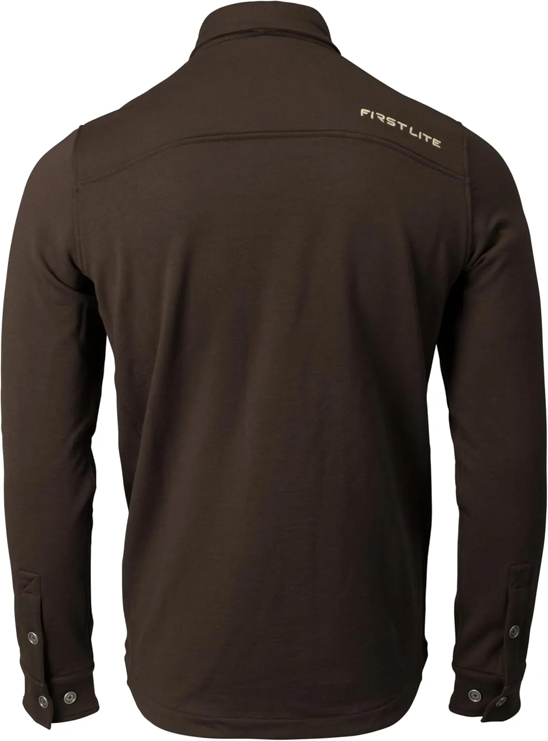 First Lite Men's Rugged Wool Field Shirt - Durable Merino Wool Hunting Midlayer