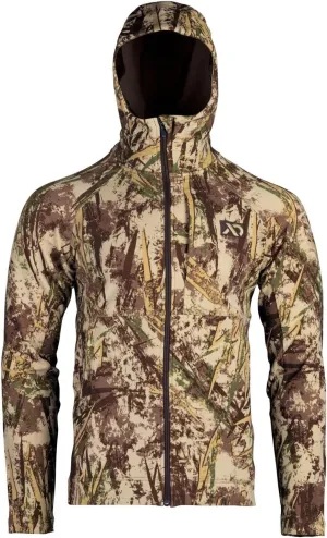 First Lite Men's Rugged Wool Zip Hoody - Durable Merino Wool Camo Hunting Jacket