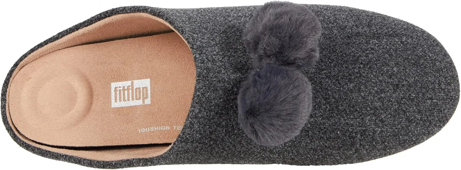 FitFlop Chrissie Pom-Pom Slippers