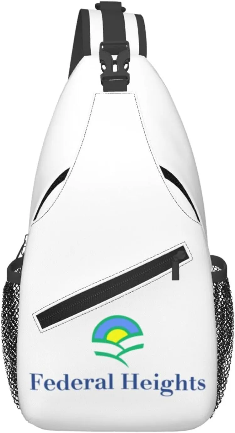 Flag Of Federal Heights, Colorado Crossbody Bags For Women Men Chest Backpack Gym Shoulder Bag Travel Outdoor Sports Casual Crossbody Bags