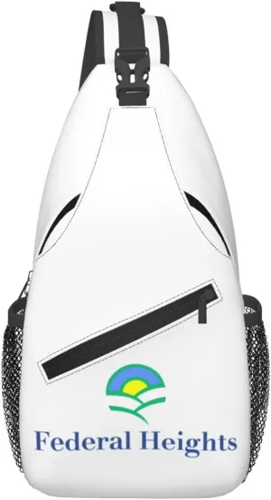 Flag Of Federal Heights, Colorado Crossbody Bags For Women Men Chest Backpack Gym Shoulder Bag Travel Outdoor Sports Casual Crossbody Bags
