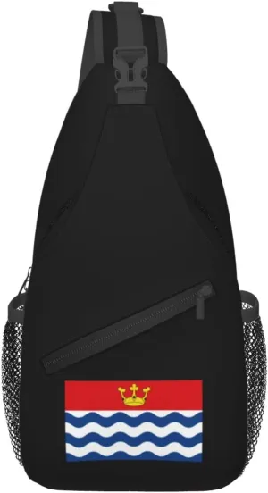 Flag of Greater London Crossbody Bags For Women Men Chest Backpack Gym Shoulder Bag Travel Outdoor Sports Casual Crossbody Bags
