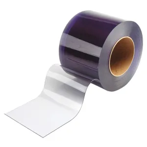 Flexible Bulk Roll, Smooth, 12in, Clear, PVC