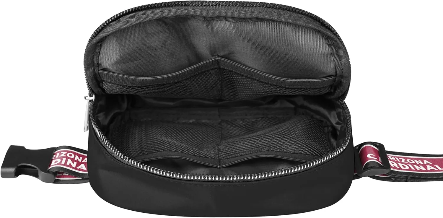 FOCO NFL Unisex-Adult NFL Team Color Wordmark Crossbody Belt Bag