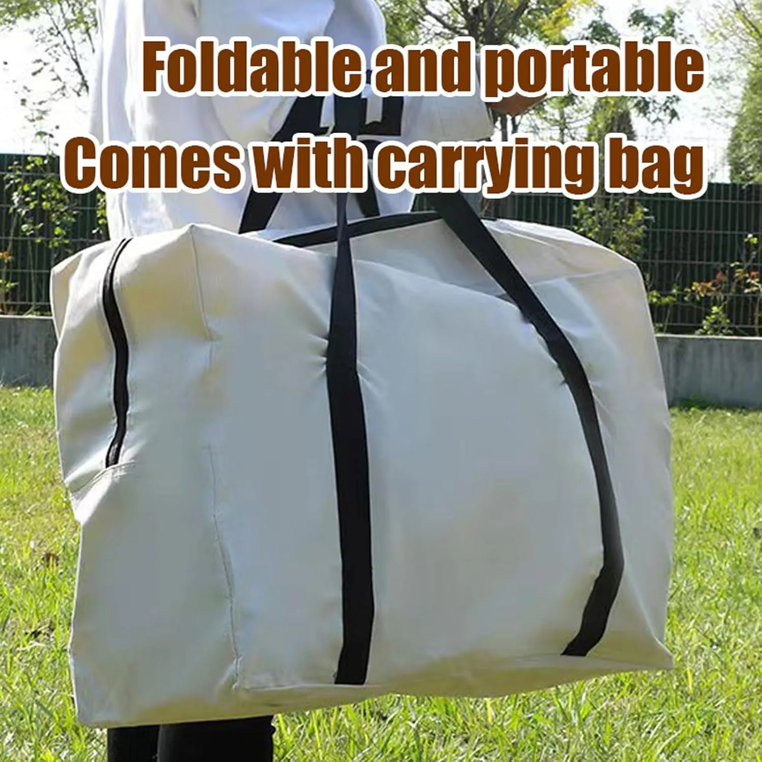 Foldable Camping Table Set with Chair, Portable Outdoor Picnic Table Carbon Steel Table Top Lightweight Folding Table Collapsible Chair with Storage Bag
