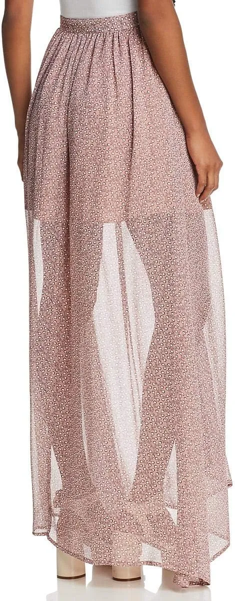 French Connection Women's Elao Maxi Sheer Floral Printed Skirt