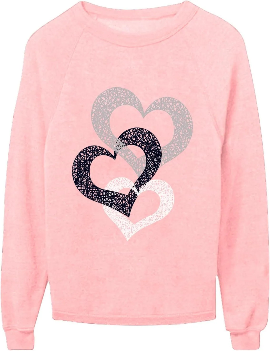 Fronage Women's Floral Printed Sweatshirt Long Sleeve Crewneck Casual Loose Vintage FLower Graphic Pullover Tops