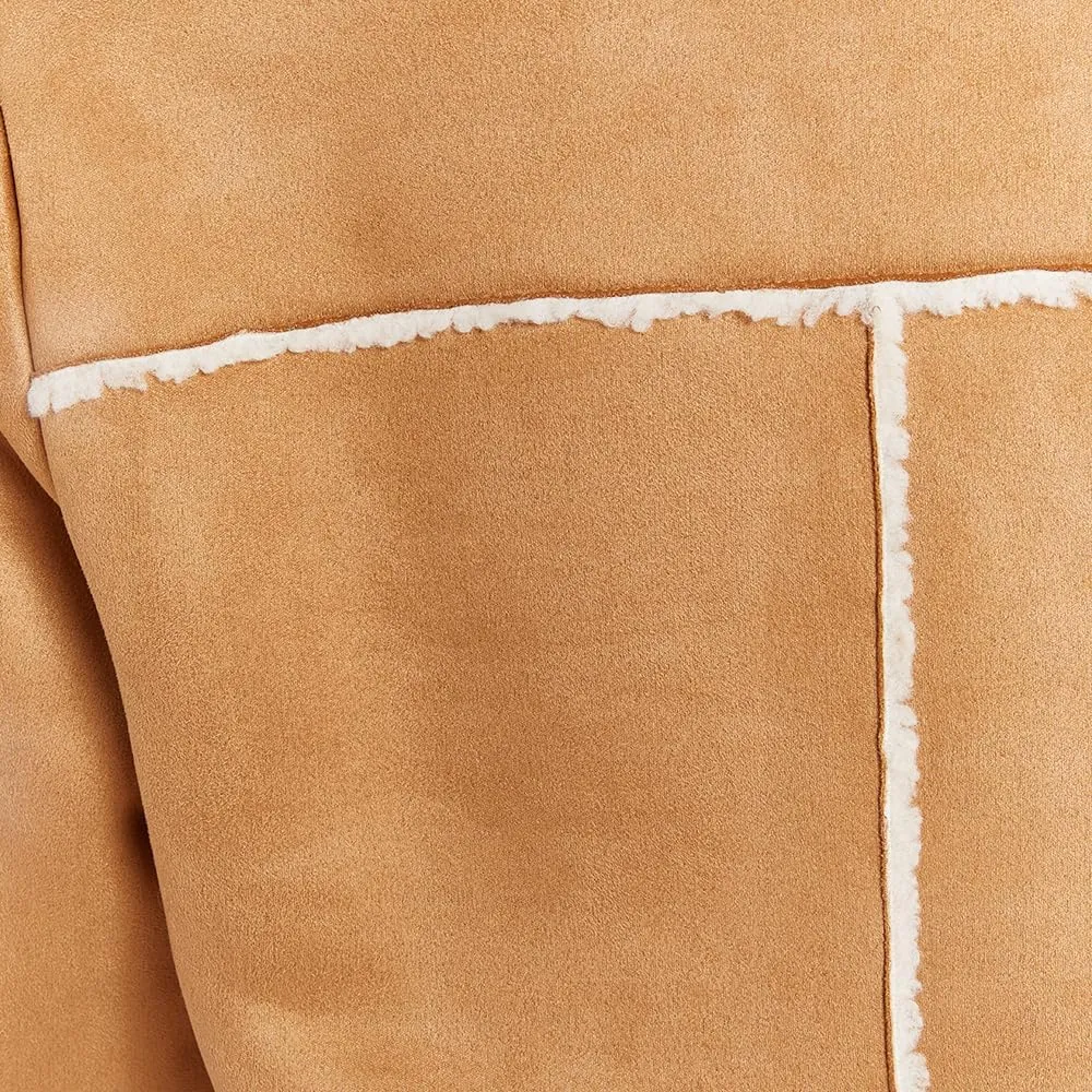 Frye Women's Edge Stitich Knee Length Coat